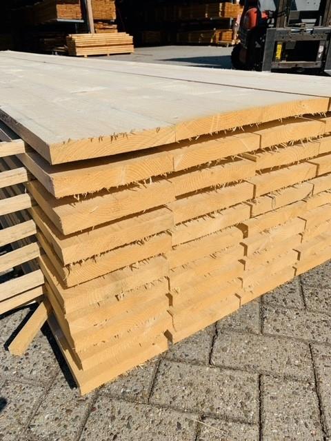 38x298mm 5,00m Fichtenbohle roh