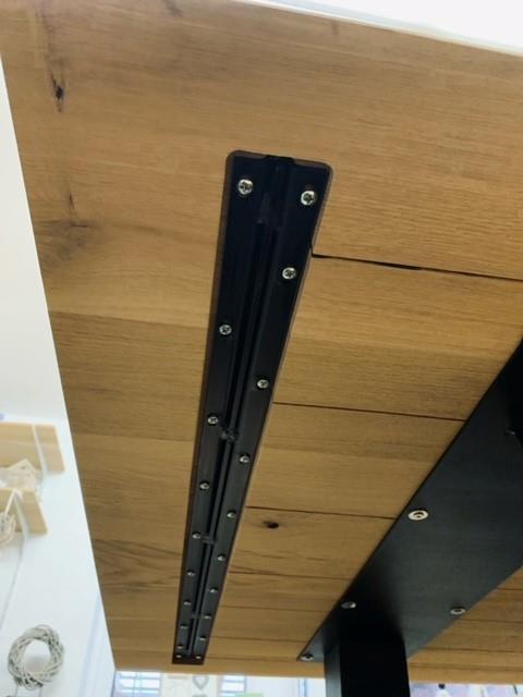 Old Style 1000x2600mm mit V-Fuge, gerade Kante, mit Stahl (ohne Untergestell)