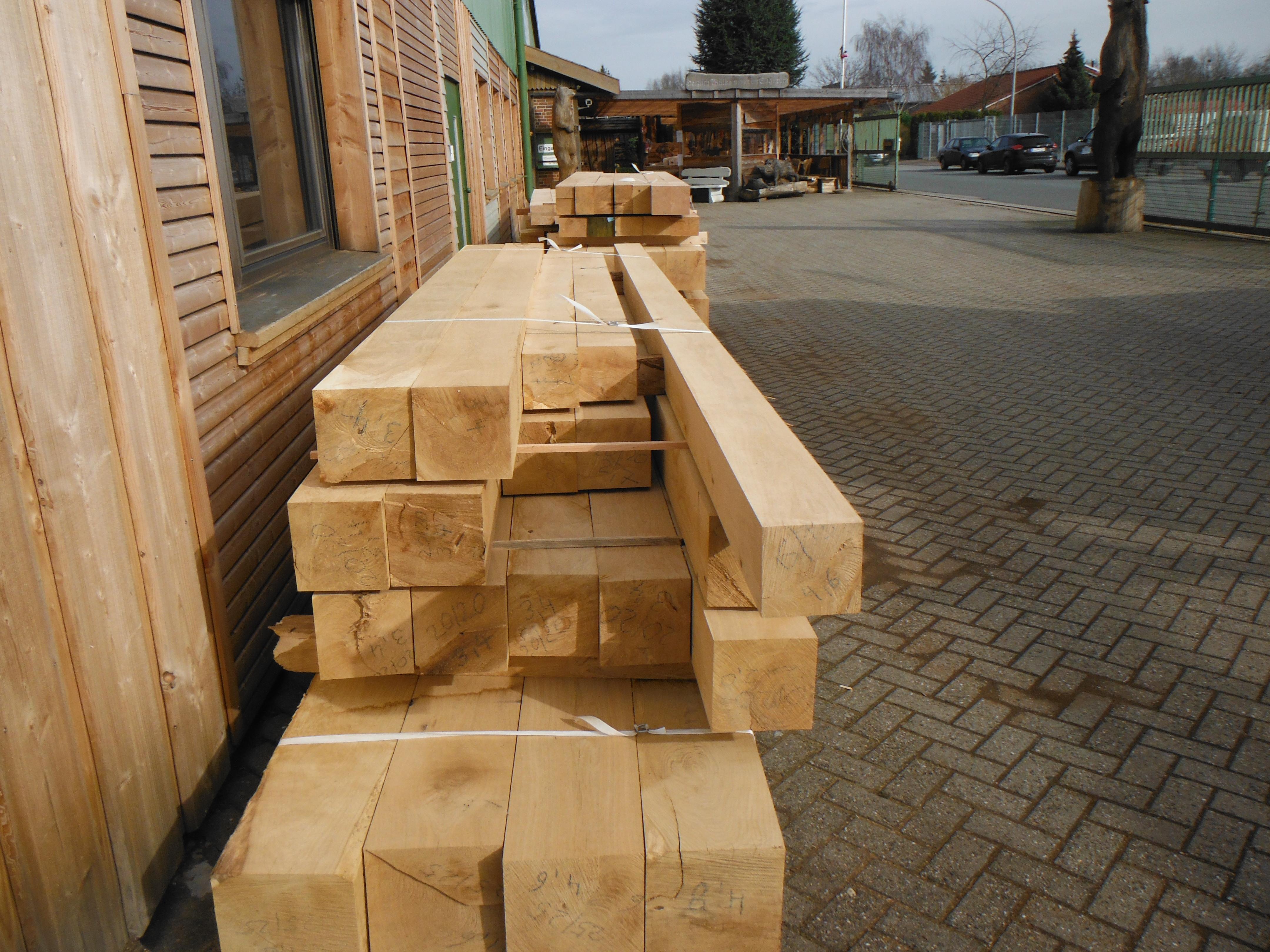 14x16cm 1,50m A-Schnitt Eiche