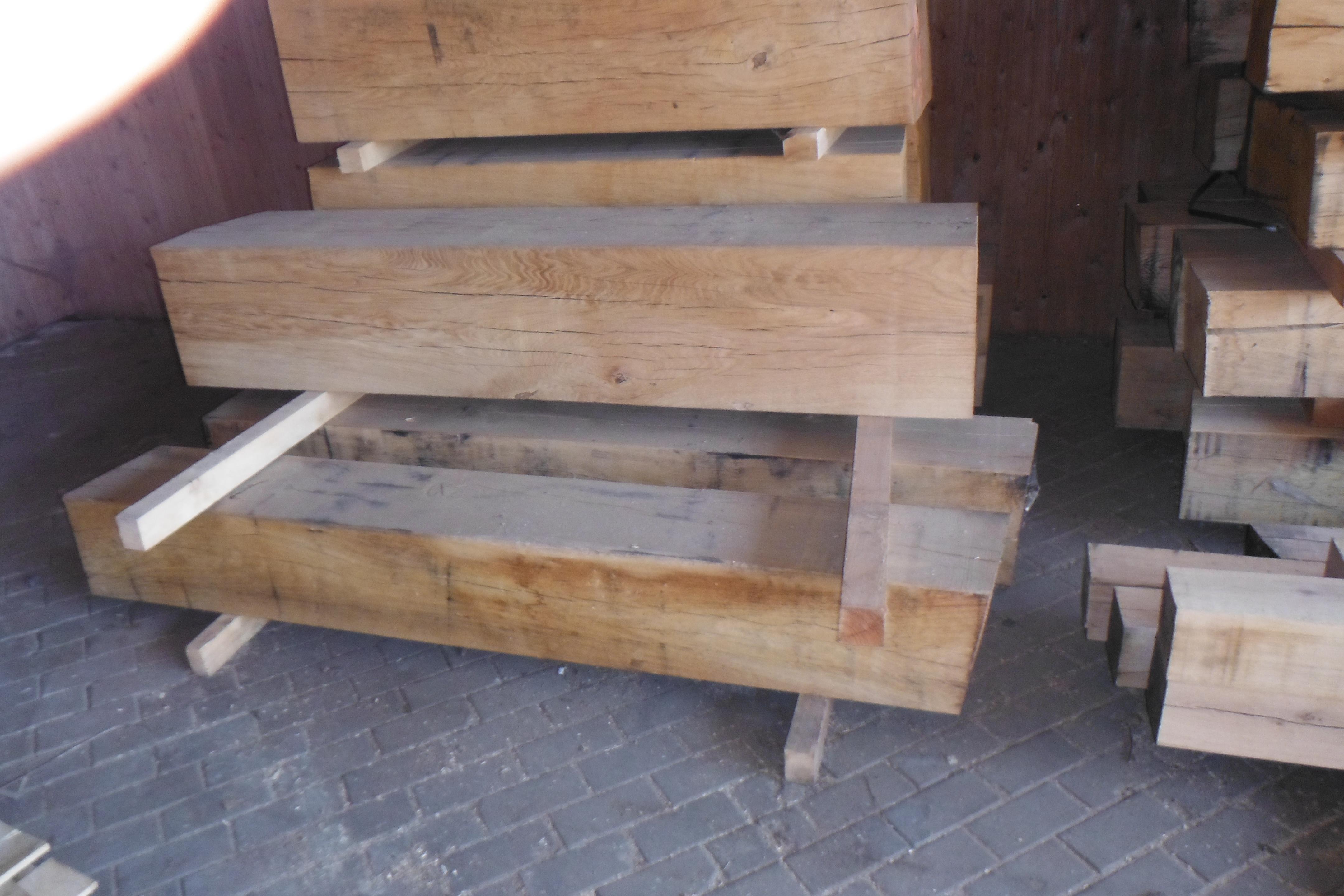 28x28cm 6,00m A-Schnitt Eiche