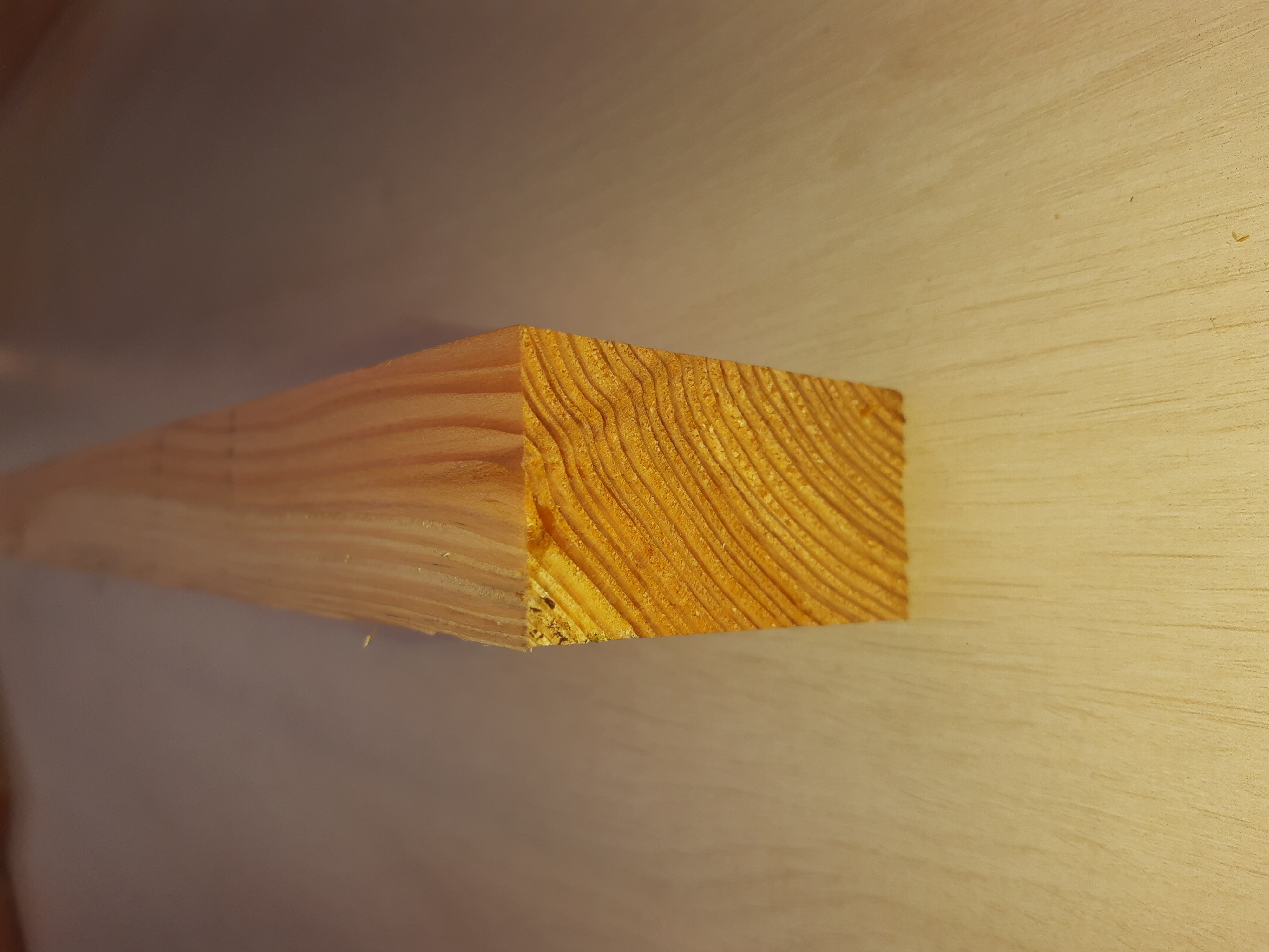 Lärchenbohlen 60x160mm, 3,05m Länge, gehobelt      