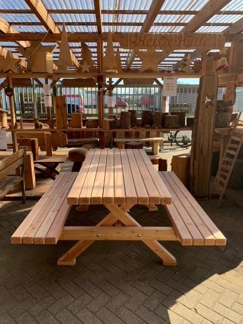 Picknickbank Lärche Länge 1,90m+ Breite 1,80m