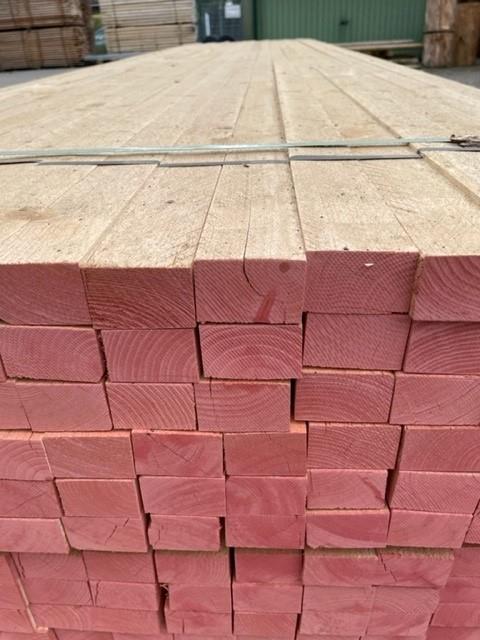 40x60mm 5,00m, roh getrocknet C24 roter Stempel, 6 Stück im Paket 40x60mm 5,00m, roh getrocknet C24 roter Stempel, 6 Stück im Paket