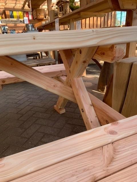 Picknickbank Lärche Länge 1,90m+ Breite 1,80m