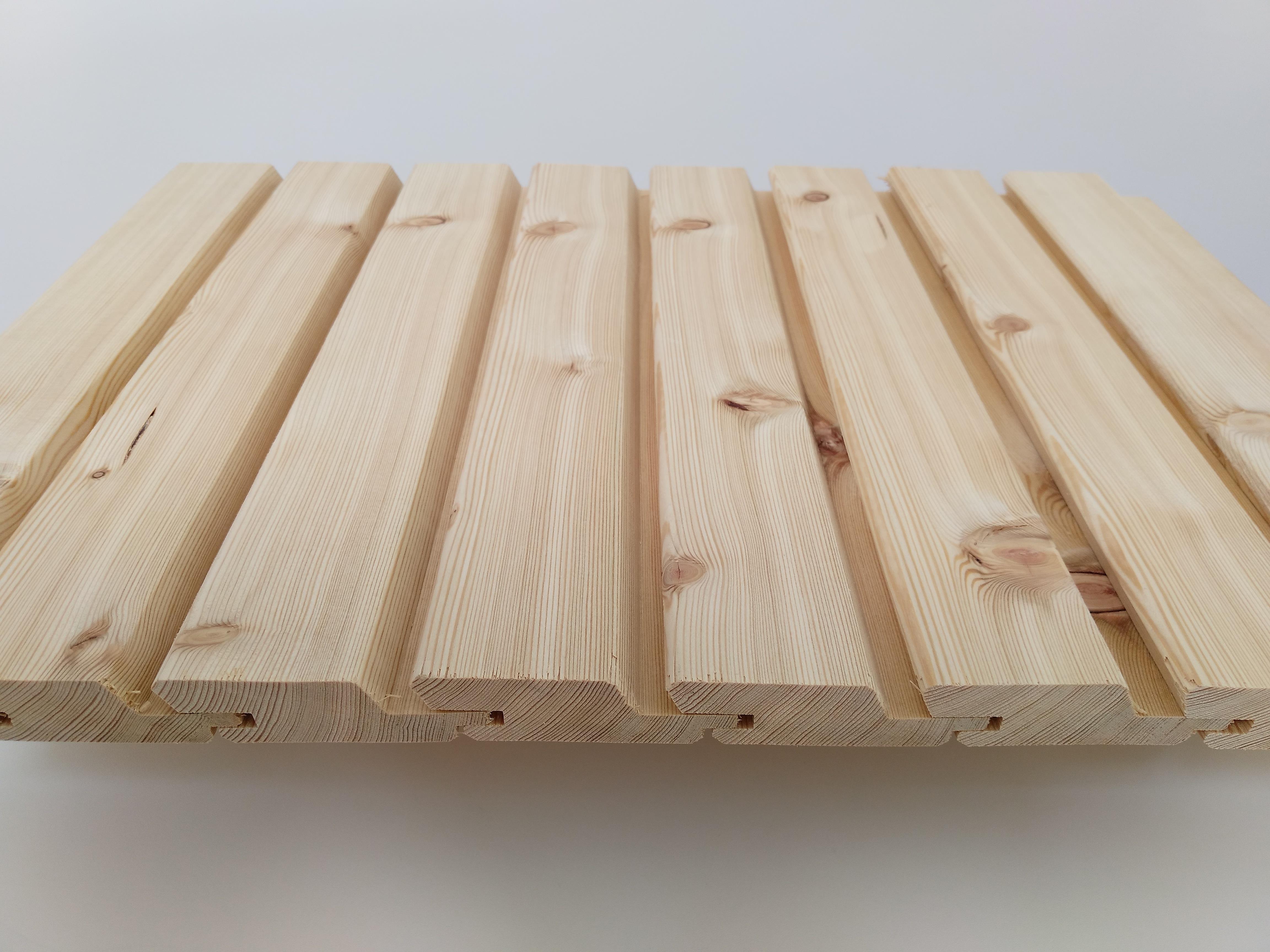 sib.Trendliner27x96mm  Natur Nut+Feder Fassadenprofil  Länge  4,00m,nicht auf Lager